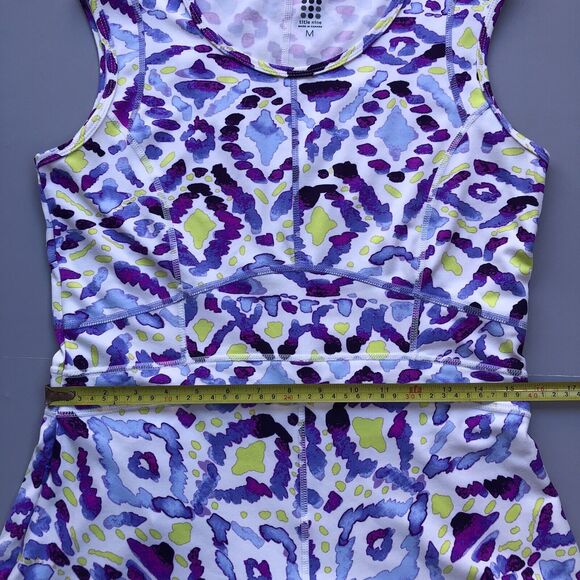 Title Nine Women Medium Sleeveless Dream Active Casual Athletic Dress Geometric - Picture 6 of 10